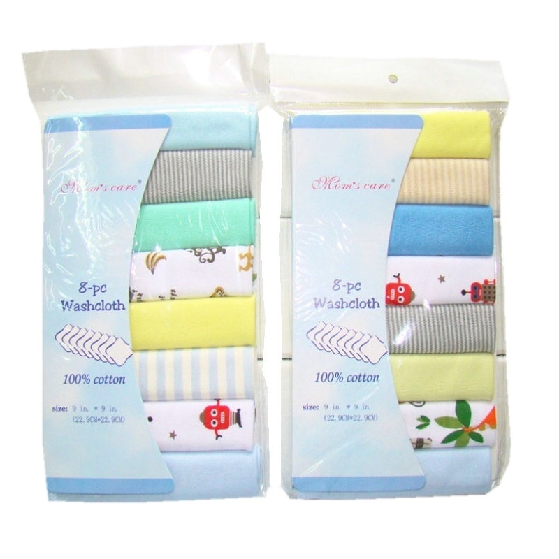 Baby Towels Newborn Washcloth (Set of 8)